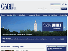 Tablet Screenshot of cabl.org